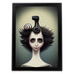 Nacnic Lámina Peluquero Responsable al estilo de T. Burton. Ilustraciones de profesiones y oficios inspiradas en arte gótico y oscuro. Diseño y Decoración de Interiores.-Artwork-Nacnic-A3-Sin marco-Nacnic Estudio SL