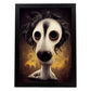 Nacnic Lámina Perro Amable estilo T. Burton. Ilustraciones y pósters de animales inspirados en el arte gótico y oscuro de Burton. Diseño y Decoración de Interiores.-Artwork-Nacnic-A4-Sin marco-Nacnic Estudio SL