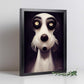 Nacnic Lámina Perro Dependiente estilo T. Burton. Ilustraciones y pósters de animales inspirados en el arte gótico y oscuro de Burton. Diseño y Decoración de Interiores.-Artwork-Nacnic-Nacnic Estudio SL