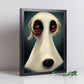 Nacnic Lámina Perro estilo T. Burton. Ilustraciones y pósters de animales inspirados en el arte gótico y oscuro de Burton. Diseño y Decoración de Interiores.-Artwork-Nacnic-Nacnic Estudio SL