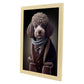 Nacnic Lámina Poodle marrón Curioso en estilo Fotografía a todo color. Divertidas ilustraciones realistas de animales con ropa humana. Diseño y Decoración de Interiores.-Artwork-Nacnic-Nacnic Estudio SL