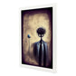 Nacnic Lámina Psicólogo Curioso al estilo de T. Burton. Ilustraciones de profesiones y oficios inspiradas en arte gótico y oscuro. Diseño y Decoración de Interiores.-Artwork-Nacnic-Nacnic Estudio SL