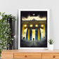 Nacnic Lámina Puerta de Brandenburgo Compasivo al estilo de T. Burton. Ilustraciones de monumentos, ciudades, paises inspiradas en arte gótico y oscuro. Diseño y Decoración de Interiores.-Artwork-Nacnic-Nacnic Estudio SL