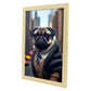 Nacnic Lámina Pug Generoso en estilo Fotografía a todo color. Divertidas ilustraciones realistas de animales con ropa humana. Diseño y Decoración de Interiores.-Artwork-Nacnic-Nacnic Estudio SL