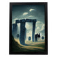 Nacnic Lámina Stonehenge Dinámico al estilo de T. Burton. Ilustraciones de monumentos, ciudades, paises inspiradas en arte gótico y oscuro. Diseño y Decoración de Interiores.-Artwork-Nacnic-A4-Sin marco-Nacnic Estudio SL