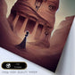 Nacnic Lámina Torre Petra Creativo al estilo de T. Burton. Ilustraciones de monumentos, ciudades, paises inspiradas en arte gótico y oscuro. Diseño y Decoración de Interiores.-Artwork-Nacnic-Nacnic Estudio SL