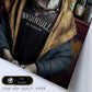 Nacnic Lámina Vallhund Dinámico en estilo Fotografía a todo color. Divertidas ilustraciones realistas de animales con ropa humana. Diseño y Decoración de Interiores.-Artwork-Nacnic-Nacnic Estudio SL