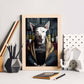 Nacnic Lámina Vallhund Dinámico en estilo Fotografía a todo color. Divertidas ilustraciones realistas de animales con ropa humana. Diseño y Decoración de Interiores.-Artwork-Nacnic-Nacnic Estudio SL