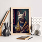 Nacnic Lámina Vallhund Encantador en estilo Fotografía a todo color. Divertidas ilustraciones realistas de animales con ropa humana. Diseño y Decoración de Interiores.-Artwork-Nacnic-Nacnic Estudio SL