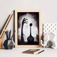 Nacnic Lámina Violín Práctico al estilo de T. Burton. Ilustraciones de escenas y lugares inspiradas en arte gótico y oscuro. Diseño y Decoración de Interiores.-Artwork-Nacnic-Nacnic Estudio SL