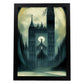 Nacnic Lámina Westminster Sociable al estilo de T. Burton. Ilustraciones de monumentos, ciudades, paises inspiradas en arte gótico y oscuro. Diseño y Decoración de Interiores.-Artwork-Nacnic-A4-Sin marco-Nacnic Estudio SL