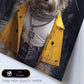 Nacnic Lámina Yorkshire Creativo en estilo Fotografía a todo color. Divertidas ilustraciones realistas de animales con ropa humana. Diseño y Decoración de Interiores.-Artwork-Nacnic-Nacnic Estudio SL