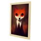 Nacnic Lámina Zorro Confiado estilo T. Burton. Ilustraciones y pósters de animales inspirados en el arte gótico y oscuro de Burton. Diseño y Decoración de Interiores.-Artwork-Nacnic-Nacnic Estudio SL