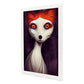 Nacnic Lámina Zorro Dependiente estilo T. Burton. Ilustraciones y pósters de animales inspirados en el arte gótico y oscuro de Burton. Diseño y Decoración de Interiores.-Artwork-Nacnic-Nacnic Estudio SL