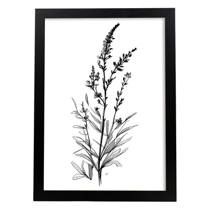 Láminas Minimalistas de Lavanda Nacnic