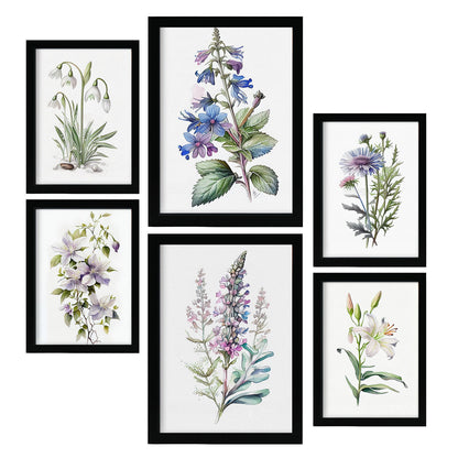 Conjunto Lilia de Nacnic - Láminas Estéticas para Pared