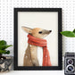 Nacnic lindo bebé canguro con rojo. Estampados de arte de pared estético para el diseño de dormitorio o sala de estar.-Artwork-Nacnic-Nacnic Estudio SL