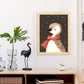 Nacnic lindo ganso con rojo. Estampados de arte de pared estético para el diseño de dormitorio o sala de estar.-Artwork-Nacnic-Nacnic Estudio SL