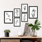Nacnic Conjunto de Laminas Flores Lineales_7