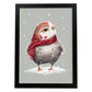 Nacnic Link Baby Chicken con rojo. Estampados de arte de pared estético para el diseño de dormitorio o sala de estar.-Artwork-Nacnic-A4-Sin marco-Nacnic Estudio SL