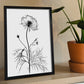 Lámina Minimalista Nacnic Love-in-a-Mist
