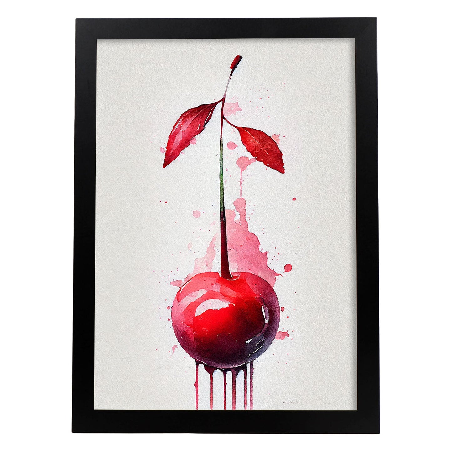 Nacnic minimalist Cherry_1. Aesthetic Wall Art Prints for Bedroom or Living Room Design.
