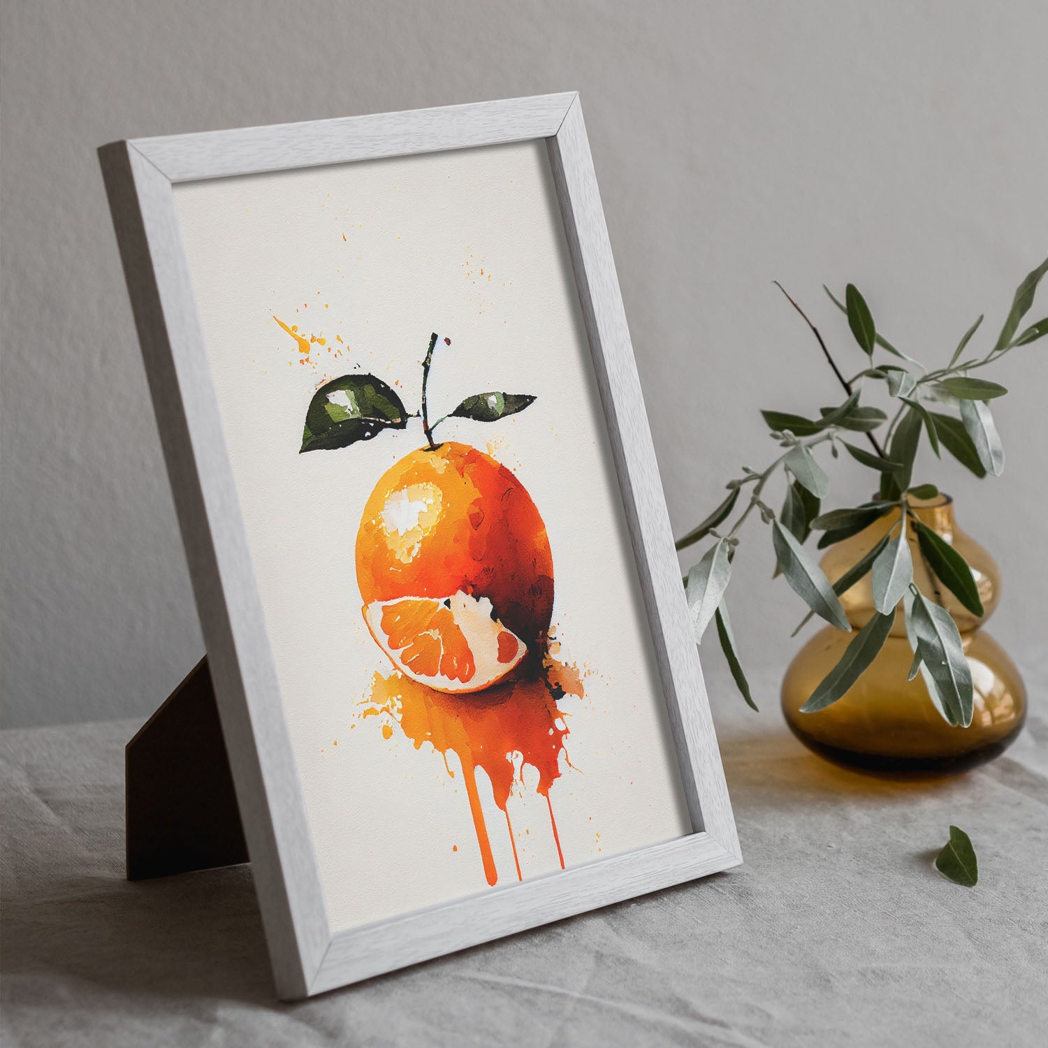 Nacnic minimalist Clementine. Aesthetic Wall Art Prints for Bedroom or Living Room Design.-Artwork-Nacnic-A4-Sin Marco-Nacnic Estudio SL