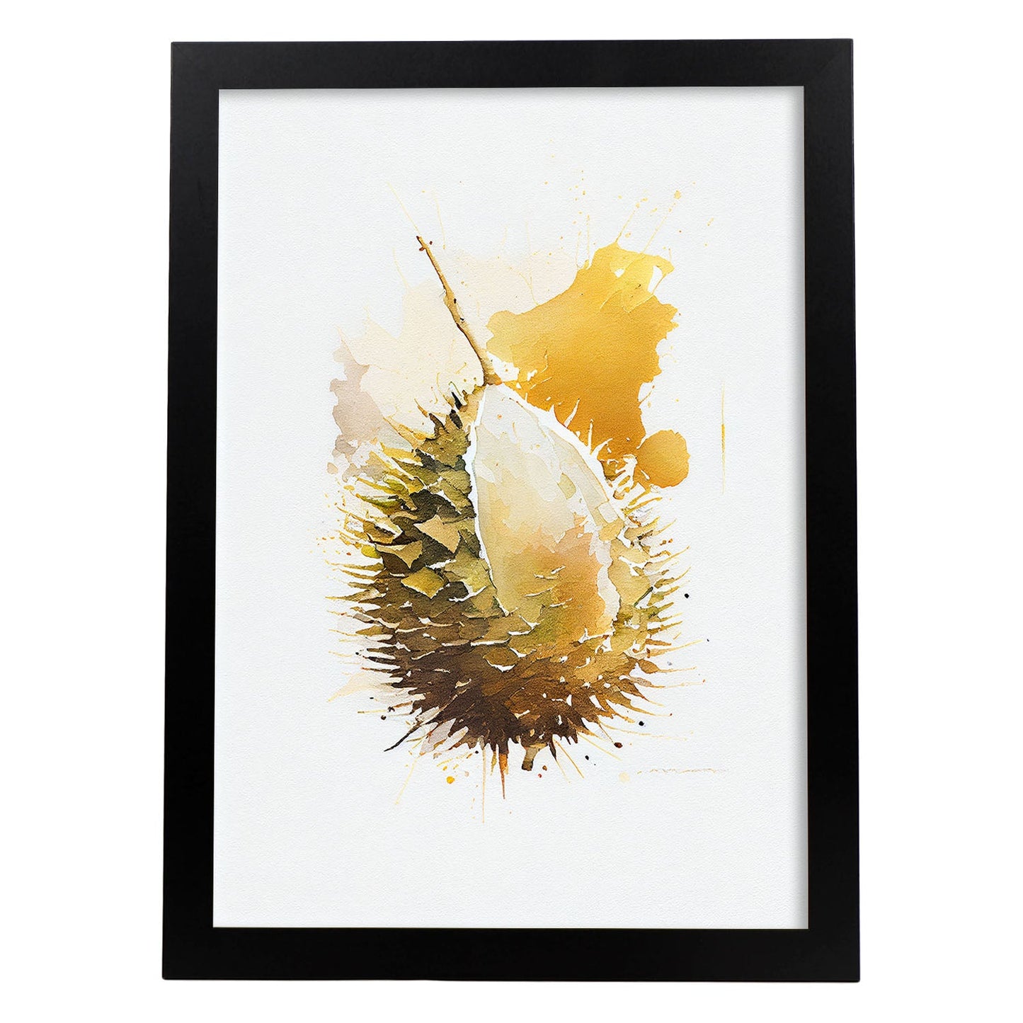 Nacnic minimalist Durian. Aesthetic Wall Art Prints for Bedroom or Living Room Design.