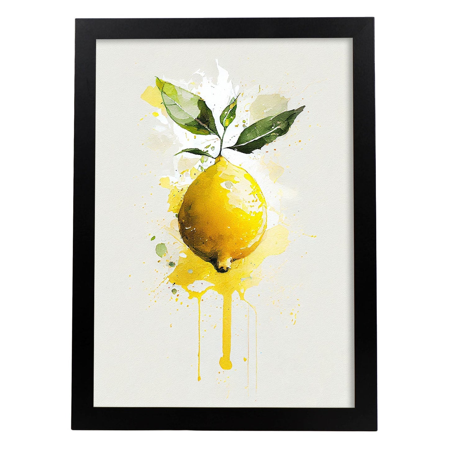 Nacnic minimalist Lemon. Aesthetic Wall Art Prints for Bedroom or Living Room Design.