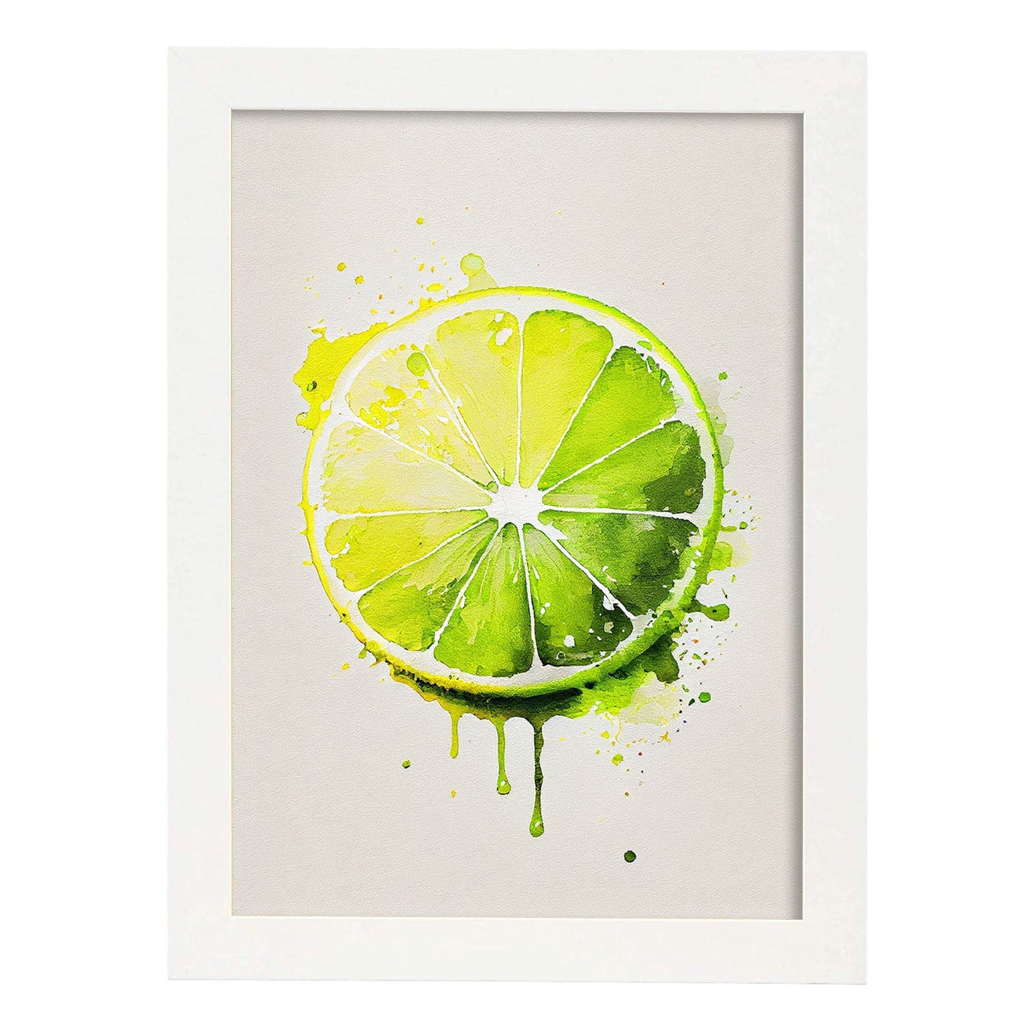 Nacnic minimalist Lime. Aesthetic Wall Art Prints for Bedroom or Living Room Design.-Artwork-Nacnic-A4-Marco Blanco-Nacnic Estudio SL