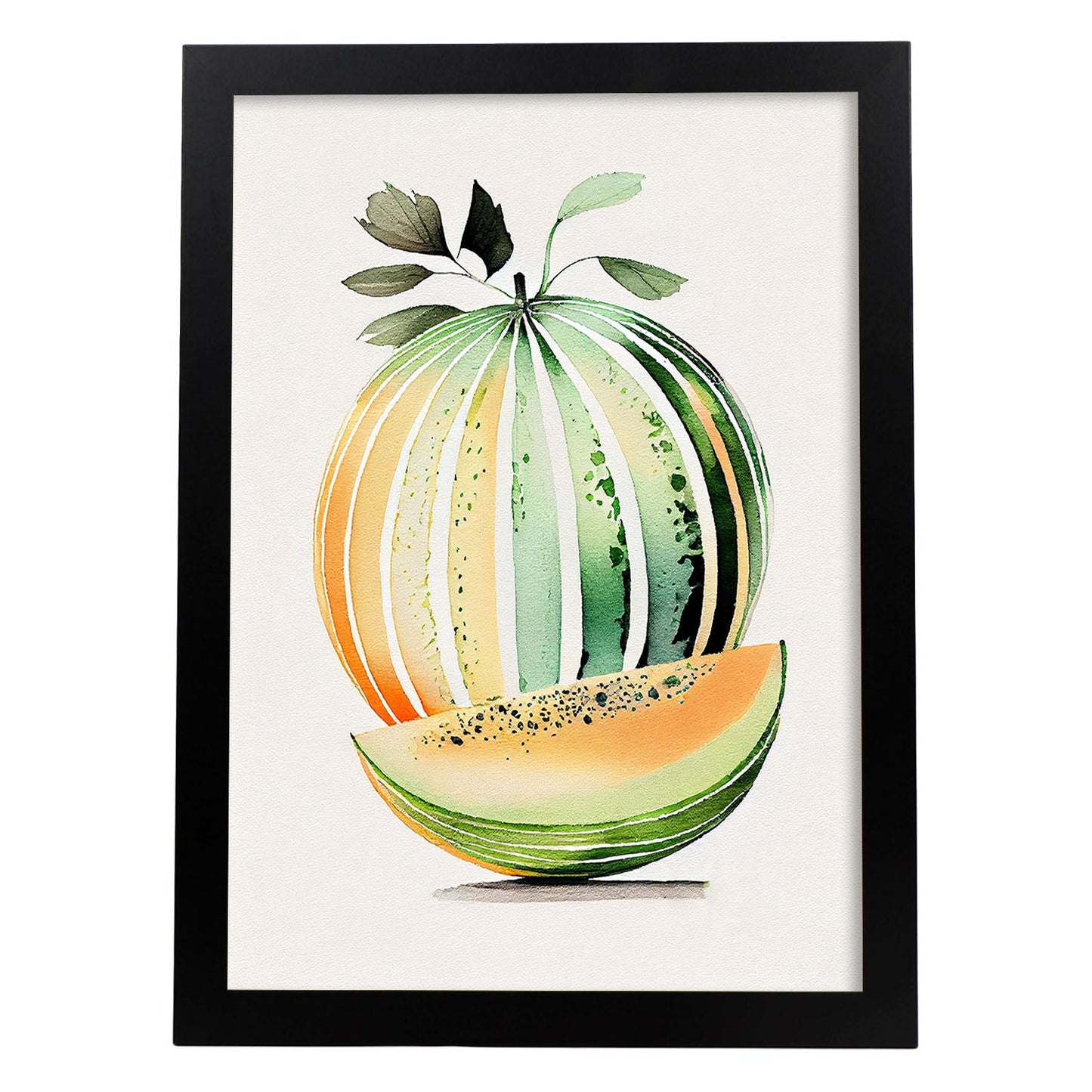 Nacnic minimalist Melon_2. Aesthetic Wall Art Prints for Bedroom or Living Room Design.