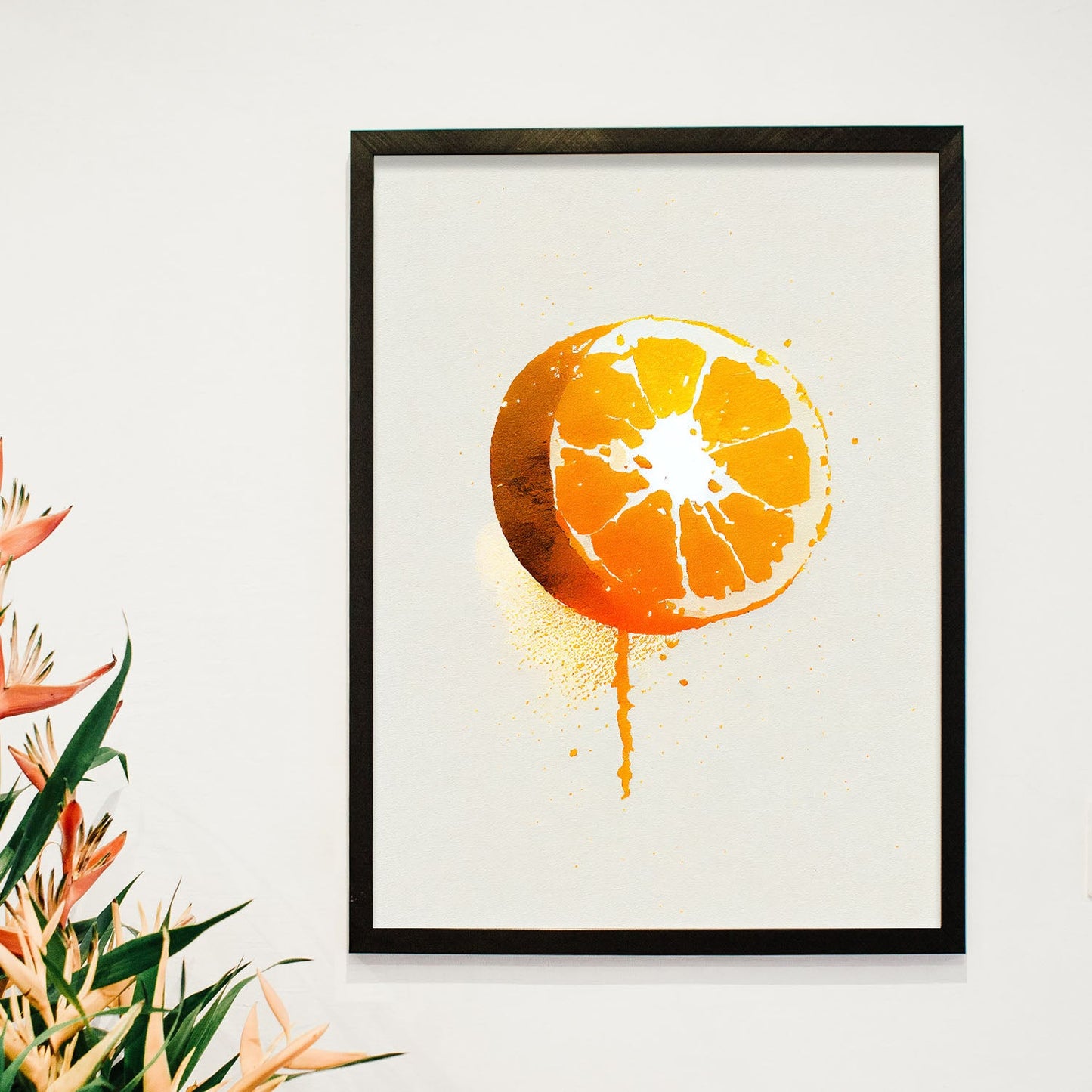 Nacnic minimalist Orange_2. Aesthetic Wall Art Prints for Bedroom or Living Room Design.-Artwork-Nacnic-A4-Sin Marco-Nacnic Estudio SL