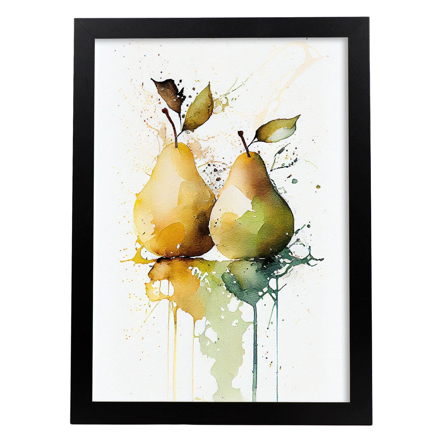 Nacnic minimalist Pears. Aesthetic Wall Art Prints for Bedroom or Living Room Design.