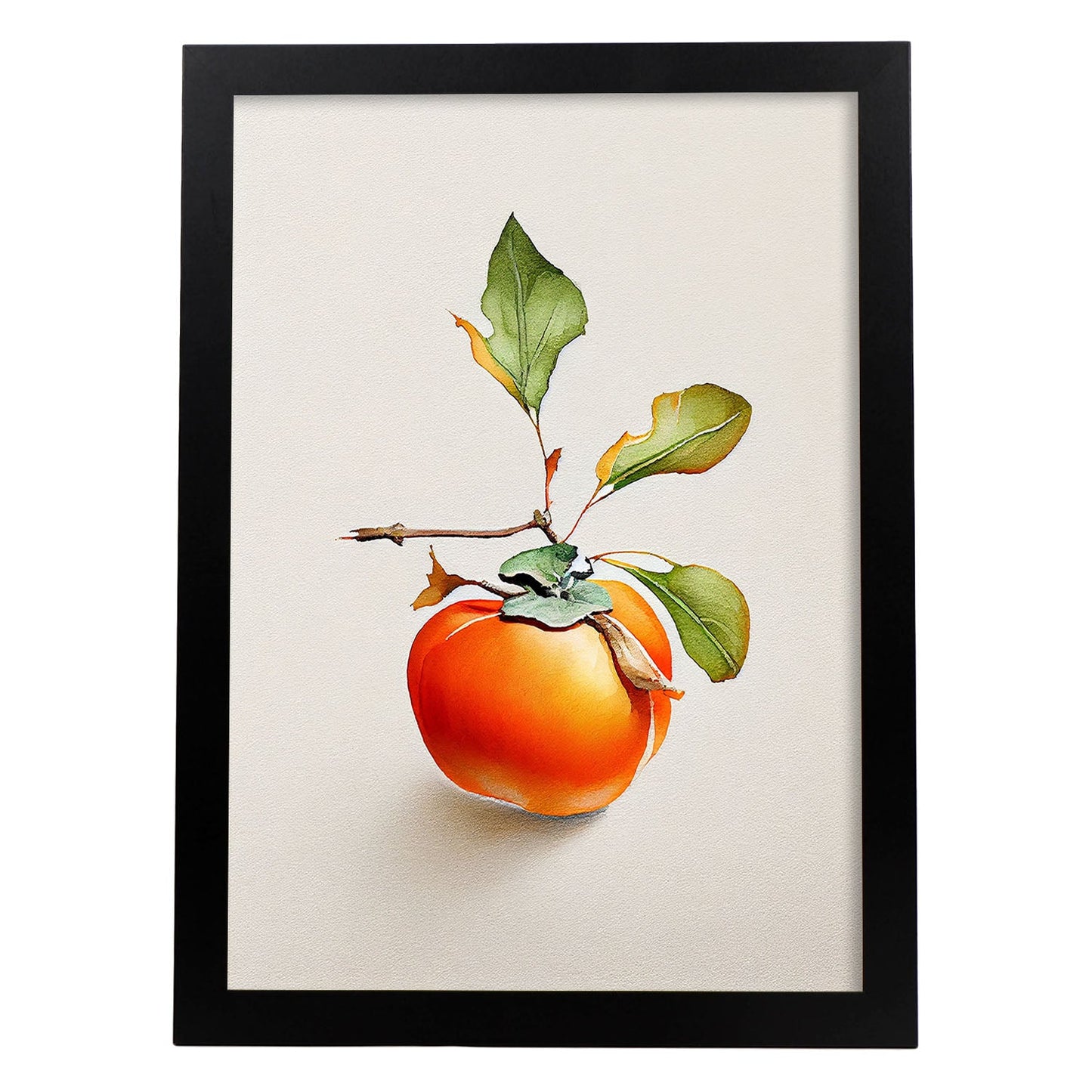 Nacnic minimalist Persimmon. Aesthetic Wall Art Prints for Bedroom or Living Room Design.