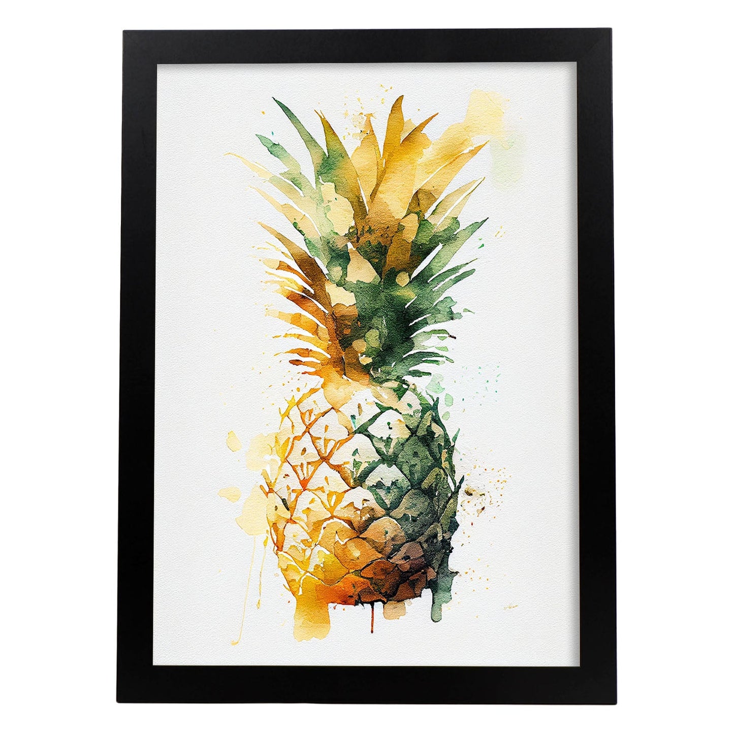 Nacnic minimalist Pineapple_2. Aesthetic Wall Art Prints for Bedroom or Living Room Design.