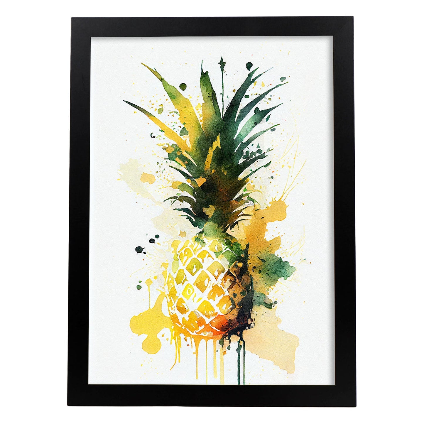 Nacnic minimalist Pineapple_7. Aesthetic Wall Art Prints for Bedroom or Living Room Design.