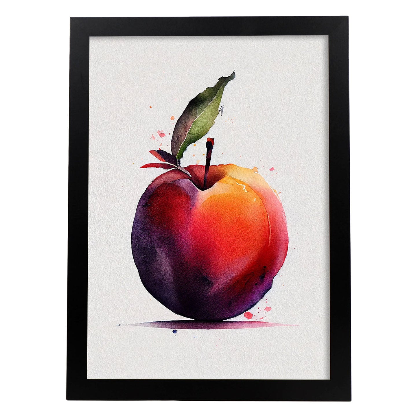 Nacnic minimalist Plumcot_2. Aesthetic Wall Art Prints for Bedroom or Living Room Design.