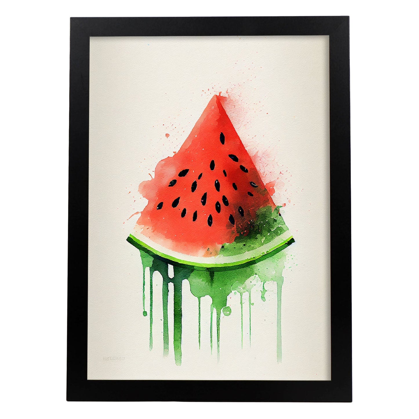 Nacnic minimalist Watermelon_1. Aesthetic Wall Art Prints for Bedroom or Living Room Design.