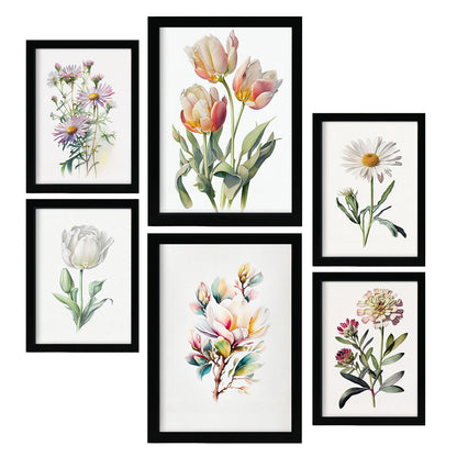 Conjunto Nacnic Mix Pastel, Láminas Estéticas para Pared