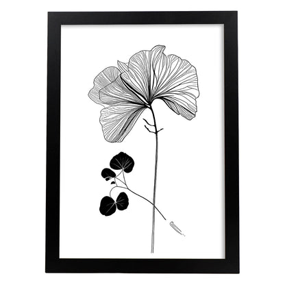 Nacnic Laminas de Arte Minimalista de Capuchina