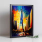 Nacnic One World Trade Center NYC New York USA Pintura al óleo. Estampados de arte de pared estético para el diseño de dormitorio o sala de estar.-Artwork-Nacnic-Nacnic Estudio SL