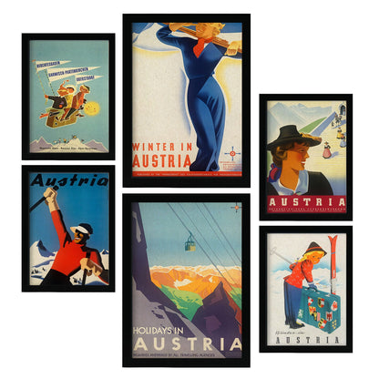 Láminas Nacnic Vintage de Austria