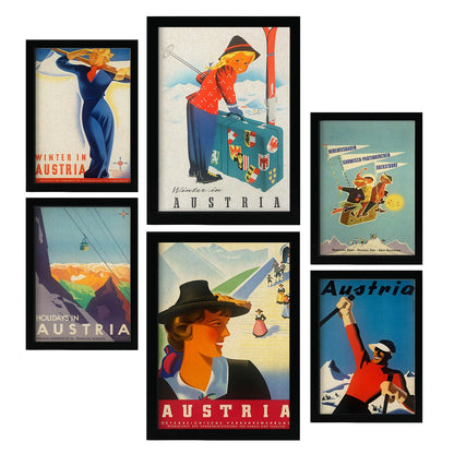 Lámina Vintage Nacnic Estados Unidos Aesthetic para Dormitorio