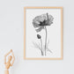 Lámina Nacnic Arte Minimalista de Amapola_2