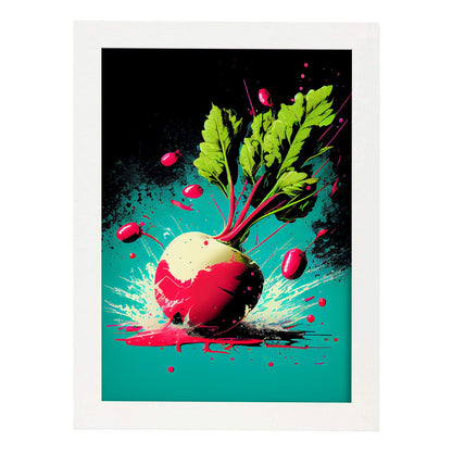 Lámina Nacnic Pop Art Rábano_2