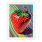 Lámina Nacnic Pop Art de Fresa para Dormitorio