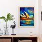 Nacnic The Sydney Opera House Sydney Australia Pintura al óleo. Estampados de arte de pared estético para el diseño de dormitorio o sala de estar.-Artwork-Nacnic-Nacnic Estudio SL