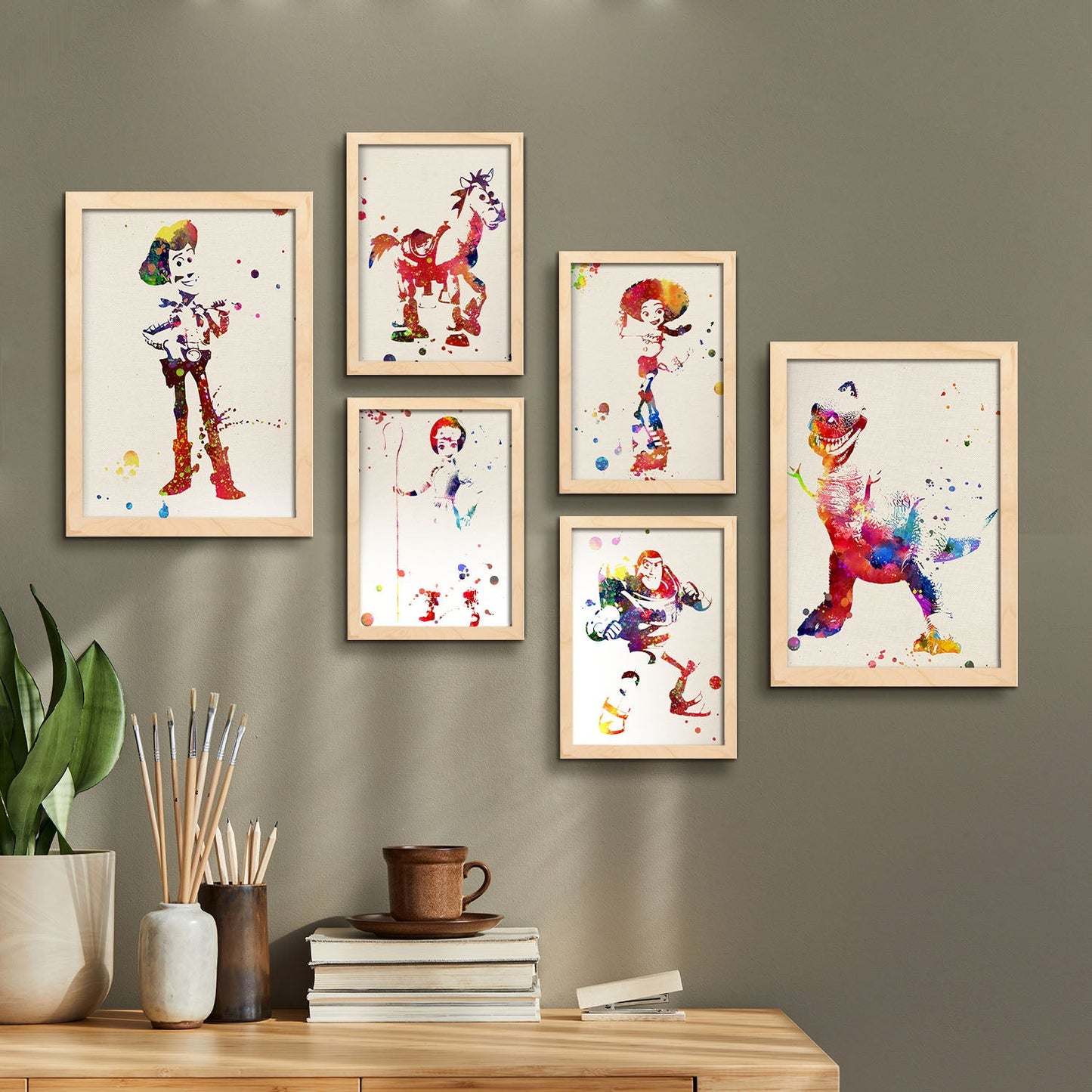 Nacnic toy sotry. Aesthetic Wall Art Prints for Bedroom or Living Room Design.