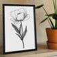 Lámina Minimalista de Tulipas Nacnic