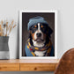 Nacnic Un gato tipo perro de montaña Suiza Great Vestido. Estampados de arte de pared estético para el diseño de dormitorio o sala de estar.-Artwork-Nacnic-Nacnic Estudio SL